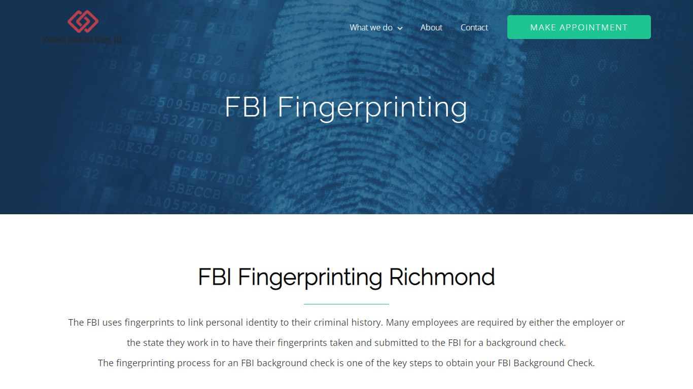 FBI Fingerprinting – Richmond Fingerprinting and More